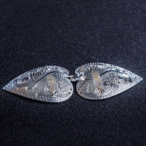 Vimme Håndgravert Sølvspenne - Hasla