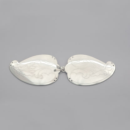 Hørsdal Håndgravert Sølvspenne - Hasla