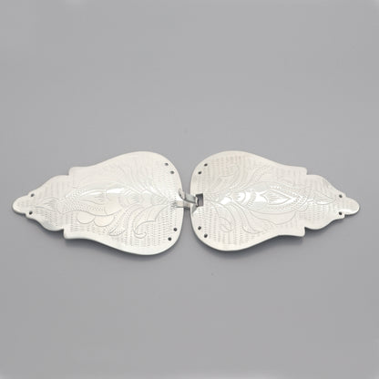 Hurv Håndgravert Sølvspenne - Hasla