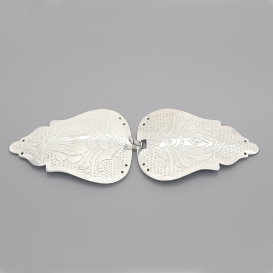 Hurv Håndgravert Sølvspenne - Hasla