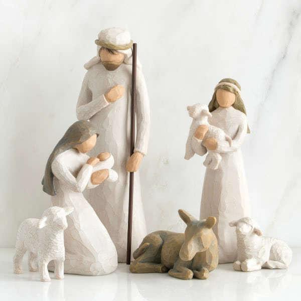 Nativity til julekrybbe - Willow Tree