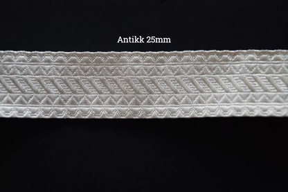 Antikk sølvbånd, 25mm